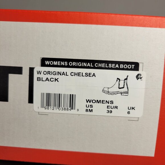 Hunter Women's Original Chelsea Boots in Black - Picture 3 of 9